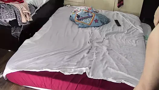 Sexy mom massages herself. Woman with hairy, big ass. Sexy brunette shaves her leg hair.