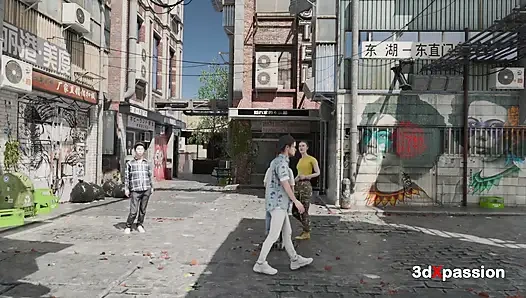 Chinatown seksi kız sert sikiliyor ve gitmenizi istemiyor