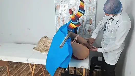 Jinekolog filme alındığını bilmiyordu!