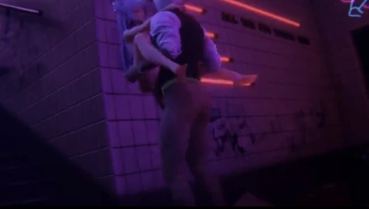 Gece kulübü hentai grup seks