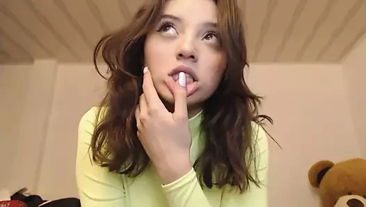 Hey baba benim sürtük küçük ağız oturur yaramaz ve istiyor s