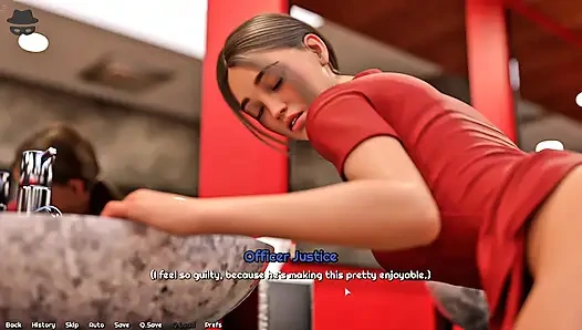 Cheating Wife Lady Officer Having Fun With Alex In Toilet