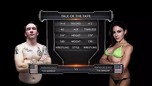 Jason Michaels Agatha'nın enfes güreşi yapıyor ve bir şansı olduğunu düşünüyor