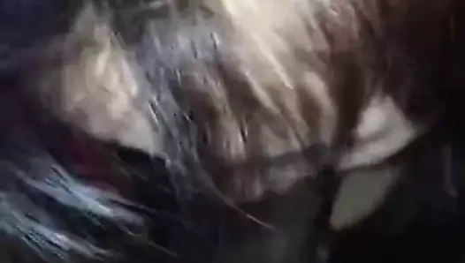 Chinese slurping üzerinde Hint çük