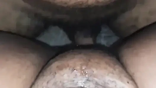 This maid waited for my wife to come out to tease me, I couldn't resist in that ass