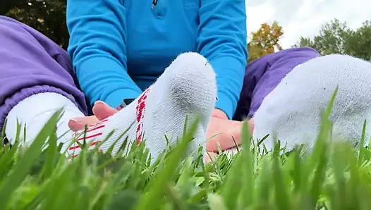 Yalınayak açık havada ayak ibadeti