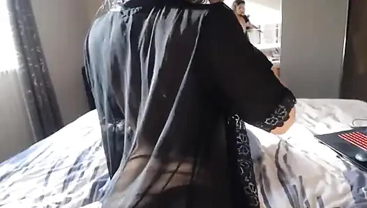 Seksi zenci yatakta