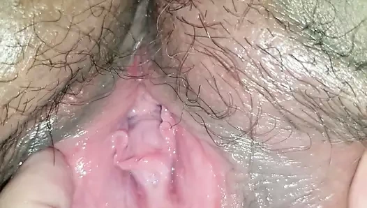 Islak iri güzel kadın amcık