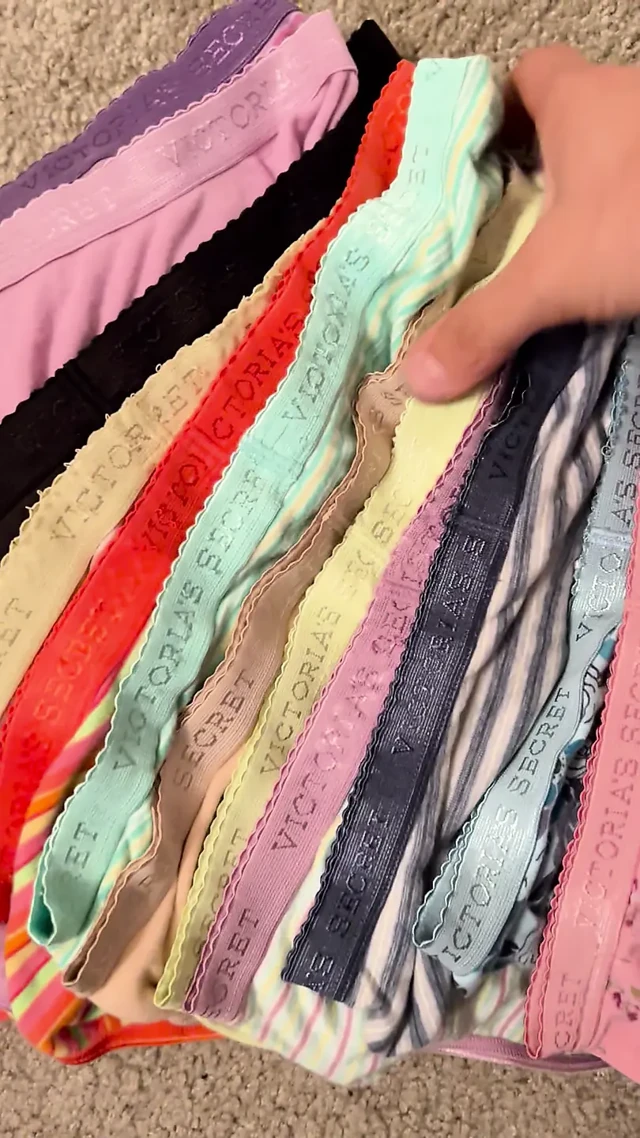 Vintage VS cotton panty jerk
