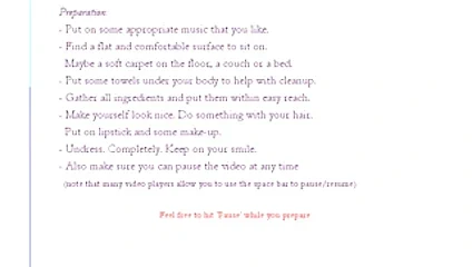 Kadınlar için Mastürbasyon Talimatları #1