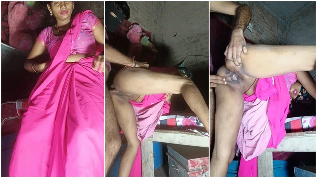 Bhabhi, kayınbiraderin sikiyle ayakta köpek stili sikişiyor Hintçe ses