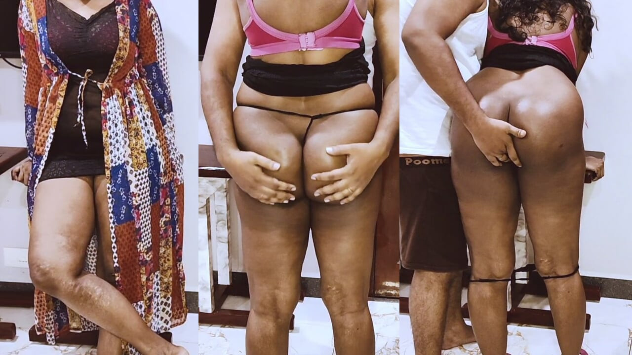 Tamil Hintli sekreter kız menajerle dans ediyor ve seks yapıyor, büyük götlü desi kız domaltmalı pozisyon.
