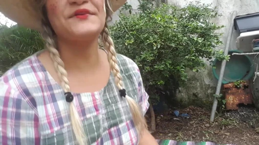 Yaramaz Brezilyalı köylü bu çalılık kadınların ateşi var