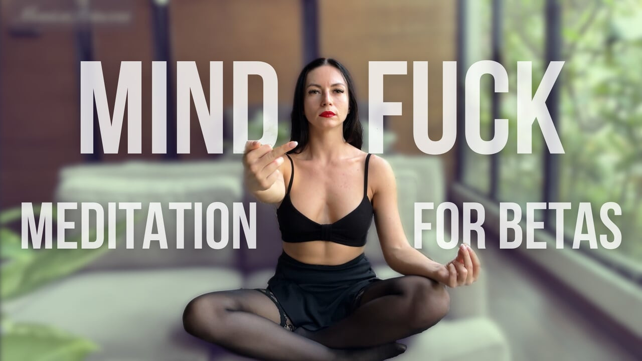Brat Domme Mindfuck Meditation - Brainwash & Ruin Your Cock in Lotus Pose