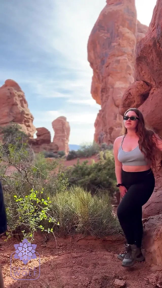 POV Cum All Over Big Boobs Fucked a Stranger in Nature Scenic Hike