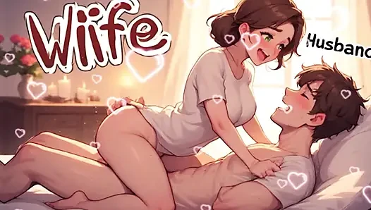 Tutkulu anime karı koca samimi gece - 2 boyutlu anime romantizmi