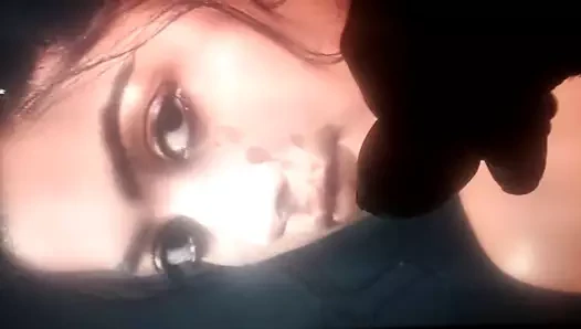 Rashmika'nın yüzüne boşalıyor