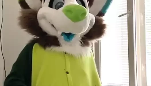 Fursuit masturbation