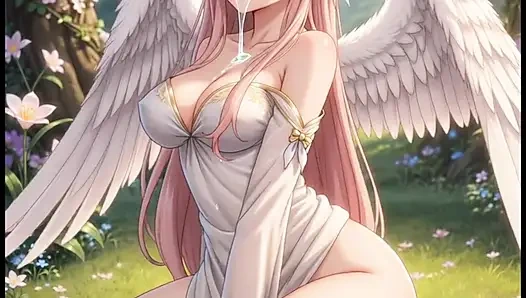 Büyük memeli hentai angel mastürbasyon yapıyor