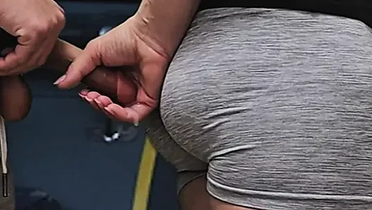 Public Bus Handjob Stranger Cum Raw, risky, and fucking hot! She strokes his thick cock, teasing him until he explodes in public
