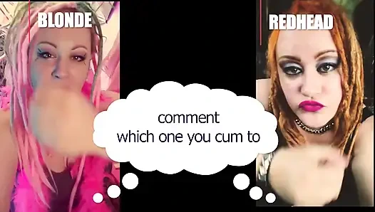 Hangisinin seni sarışın ya da kızıl saçlı heteroseksüel versiyonuna boşalttırdığına yorum yap