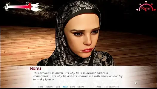 Orta doğuda hayat #8 - Banu 2 erkeği hayal etti ve gördüğü tüm seks scens'i düşünerek amıyla oynadı.