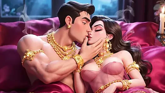 Ateşli çizgi film romantizmi - prens ve baştan çıkarıcı prenses samimi derlemesi