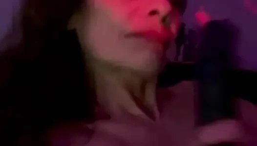 Excited woman