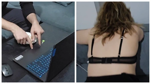 Hem Yengeme Hem Laptoba Format Attım Turkish Porn