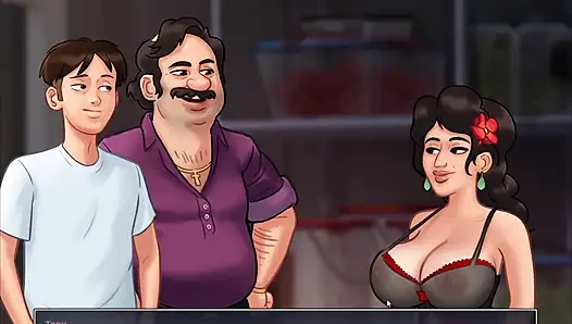 Ateşli olgun orta yaşlı seksi kadın - yaz mevsimi efsanesi