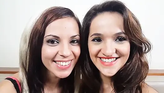 Kassia Bale ve Giovana Gusman'ın ateşli öpücükleri