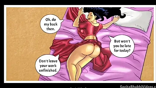 Savita bhabhi episode 5.   Nokar ke maje savita ki chudail   full video in bio