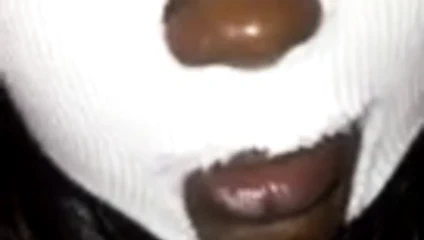 Kadın haydut yakalandı ve için emmek çük