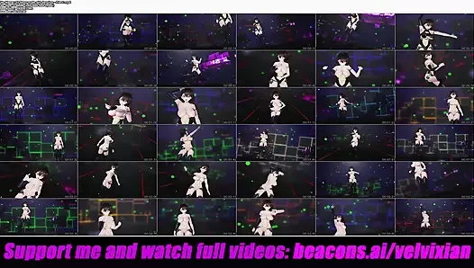 Seksi çıplak kız dans yapıyor - elect