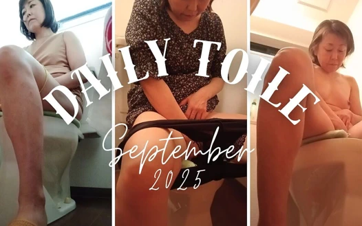 Eylül 2025 Olgun kadın günlük tuvaleti