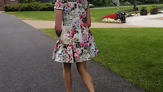 Bayan penelope çiçekli mini elbise 2