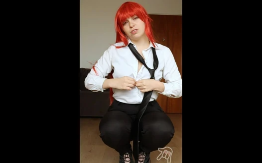 Makima (motorlu testere adam) dominatrix 31 talimatı/cei cosplay