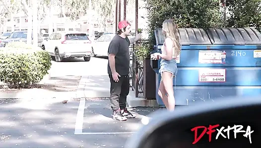 DFXTRA - Freshly Single Babe Chloe Can’t Get Enough of Strangers Huge Cock