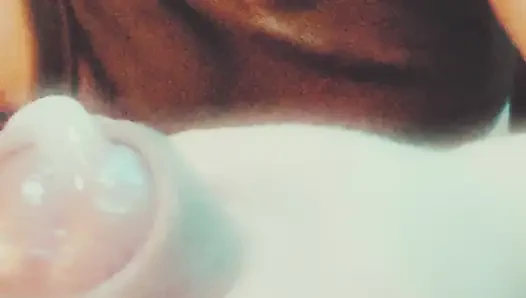 Dominikli amatör çift - ona sakso çekiyor ve mastürbasyon yapıyor, iri güzel kadın!