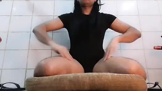 Black and white Sri Lankan lady boy