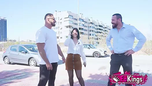 Sandra V has ALL her holes filled. Today you're going full!