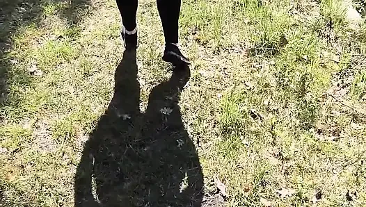 Tits banging on high stand