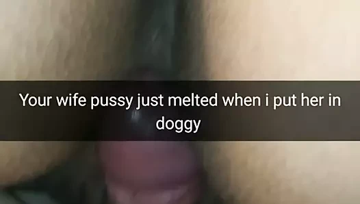 Onu doggystyle'a koyduğumda karının amı eriyor!