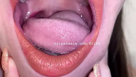 Ağız fetişi - ziva'nın ağzı