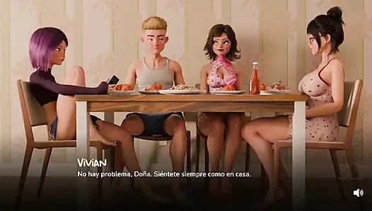 Komşu üvey annemin evine geliyor, beni baştan çıkarıyor ve sonunda banyoda yaramazlık yapıyoruz - goodluke