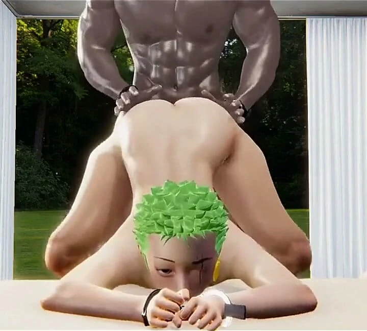 Tek parça yaoi - zoro siyah bir adam tarafından sert sikiliyor - Japon Asyalı manga anime çizgi film oyunu porno video animasyonu