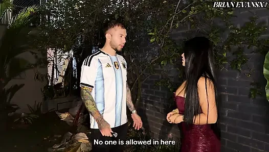 Alejandra Palacios is discovered in public and gets fucked with her big Colombian ass - Brian Evansx