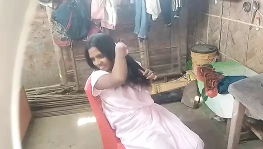 Köylü ateşli kız rukia evde taşkın adamla seks yapıyor