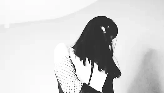 Yalnız sahibe bdsm takma yarak büyük zenci yarağı lateks orta yaşlı seksi kadın siyah beyaz