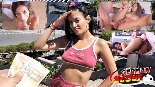 Alman izci - fit kız penelope aldı ve nakit için becerdin